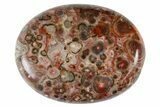 Polished Leopard Skin Jasper Pocket Stones - 1.8" Size - Photo 3